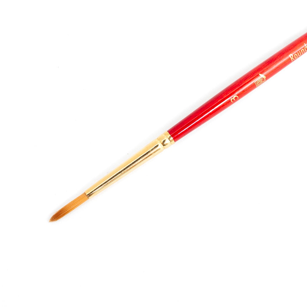 Princeton, Brushes, Art & School, Heritage, Synthetic Sable, Watercolor, 105316, Round, 3